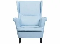 Beliani Nojatuoli Vaaleansininen ABSON -Käsinojalliset tuolit Winkel undef src sa picid 747424 type whitesh image