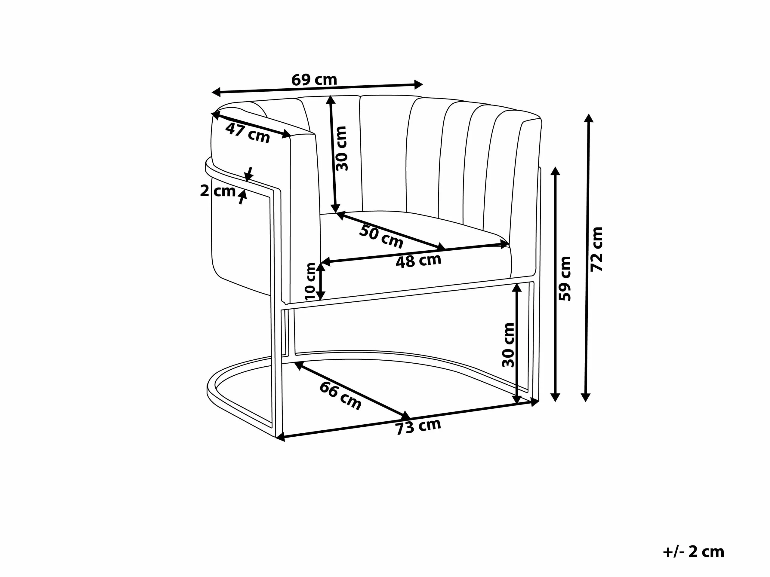 Beliani Nojatuoli Samettinen Vaaleanpunainen LARVIK - Image 9