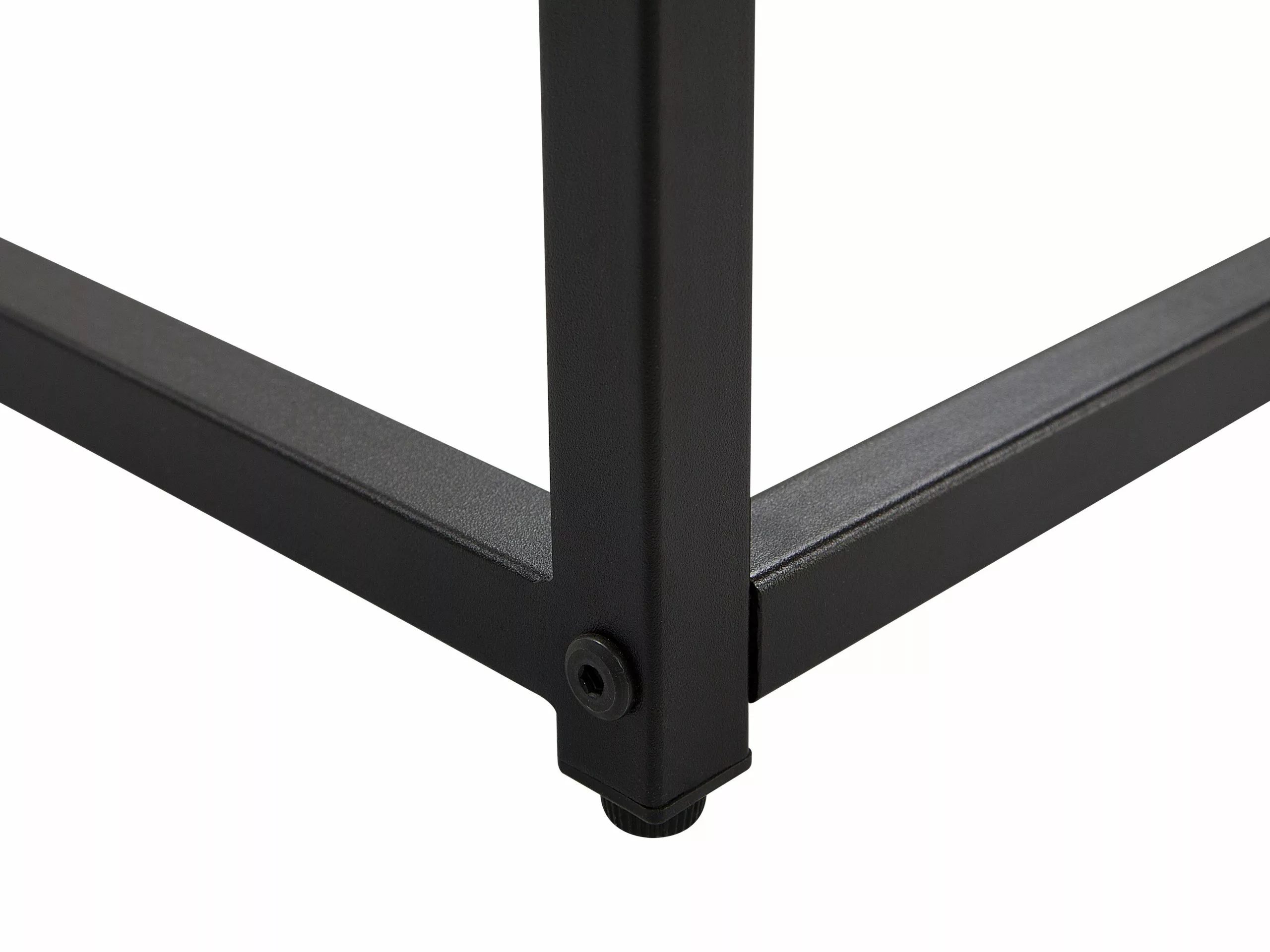 Beliani Konsolipöytä Tumma Puu/musta DELANO 5 Beliani Konsolipöytä Tumma Puu/musta DELANO - Image 5