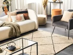 Beliani Sivupöytä Harmaa CHESTER -Käsinojalliset tuolit Winkel undef src sa picid 757612 type color image