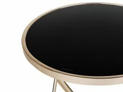 Beliani Sivupöytä Lasitasolla Metalli Musta/kulta MERIDIAN II 8 Beliani Sivupöytä Lasitasolla Metalli Musta/kulta MERIDIAN II -Käsinojalliset tuolit Winkel undef src sa picid 758982 type whitesh image