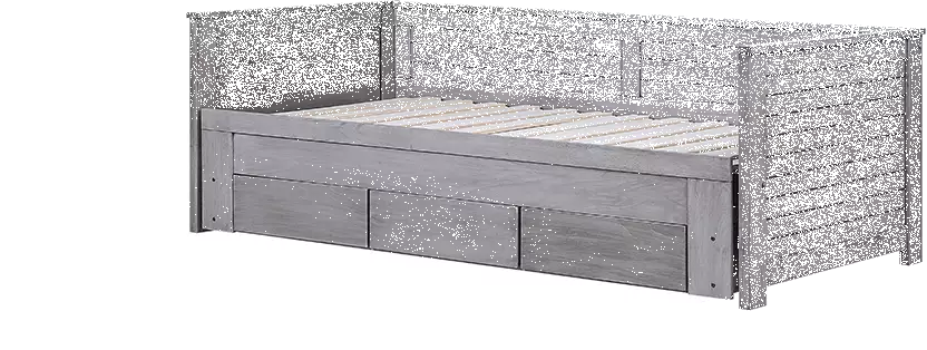 Beliani Sänky Levitettävä Säilytystila Harmaa 90/180 X 200 Cm CAHORS - Image 4