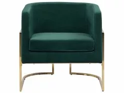 Beliani Samettinen Nojatuoli Tummanvihreä SIRKKA 14 Beliani Samettinen Nojatuoli Tummanvihreä SIRKKA -Käsinojalliset tuolit Winkel undef src sa picid 761670 type whitesh image