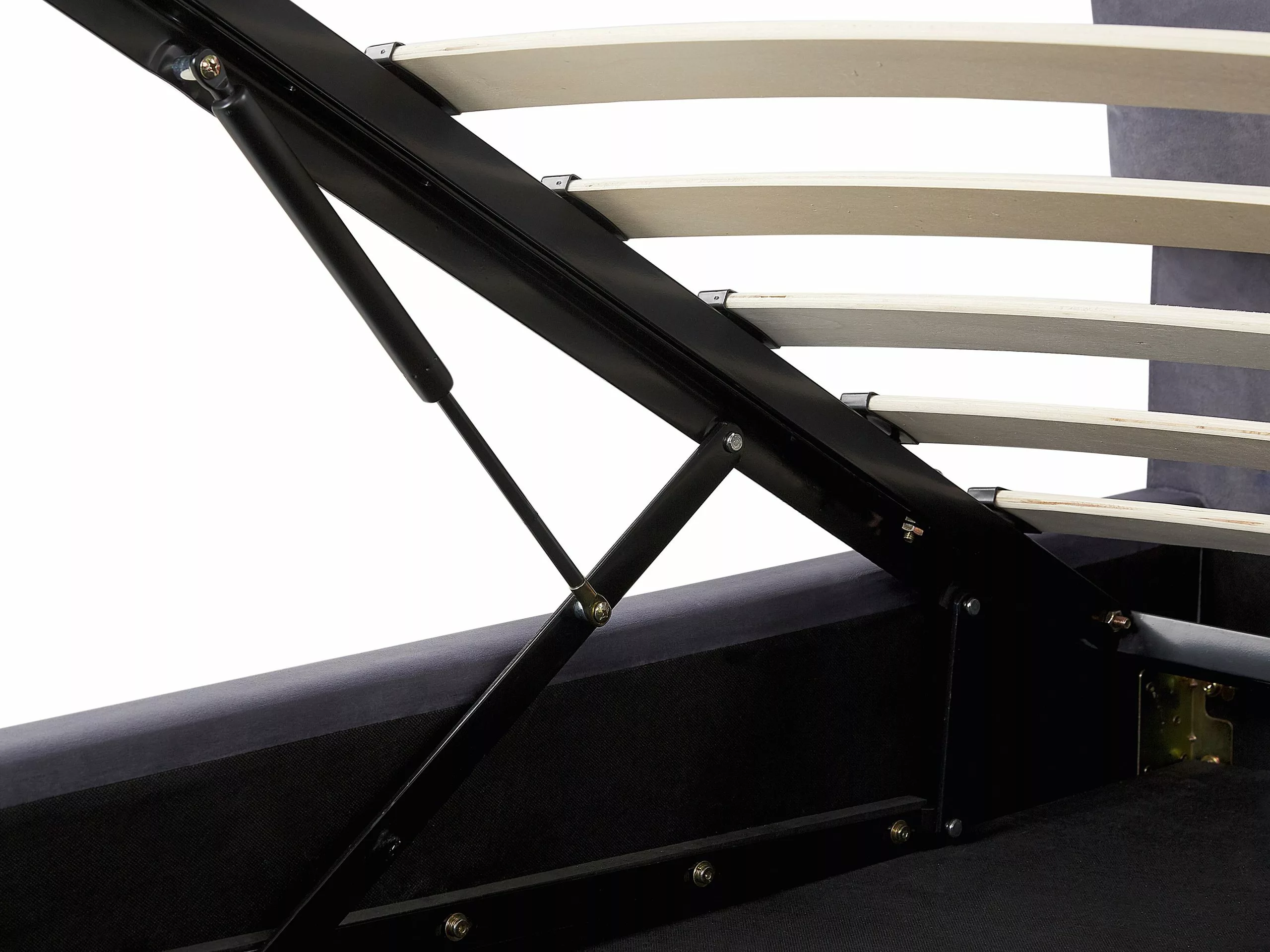 Beliani Sänky Sametti Säilytystila Harmaa BATILLY Useita Kokoja - Image 8