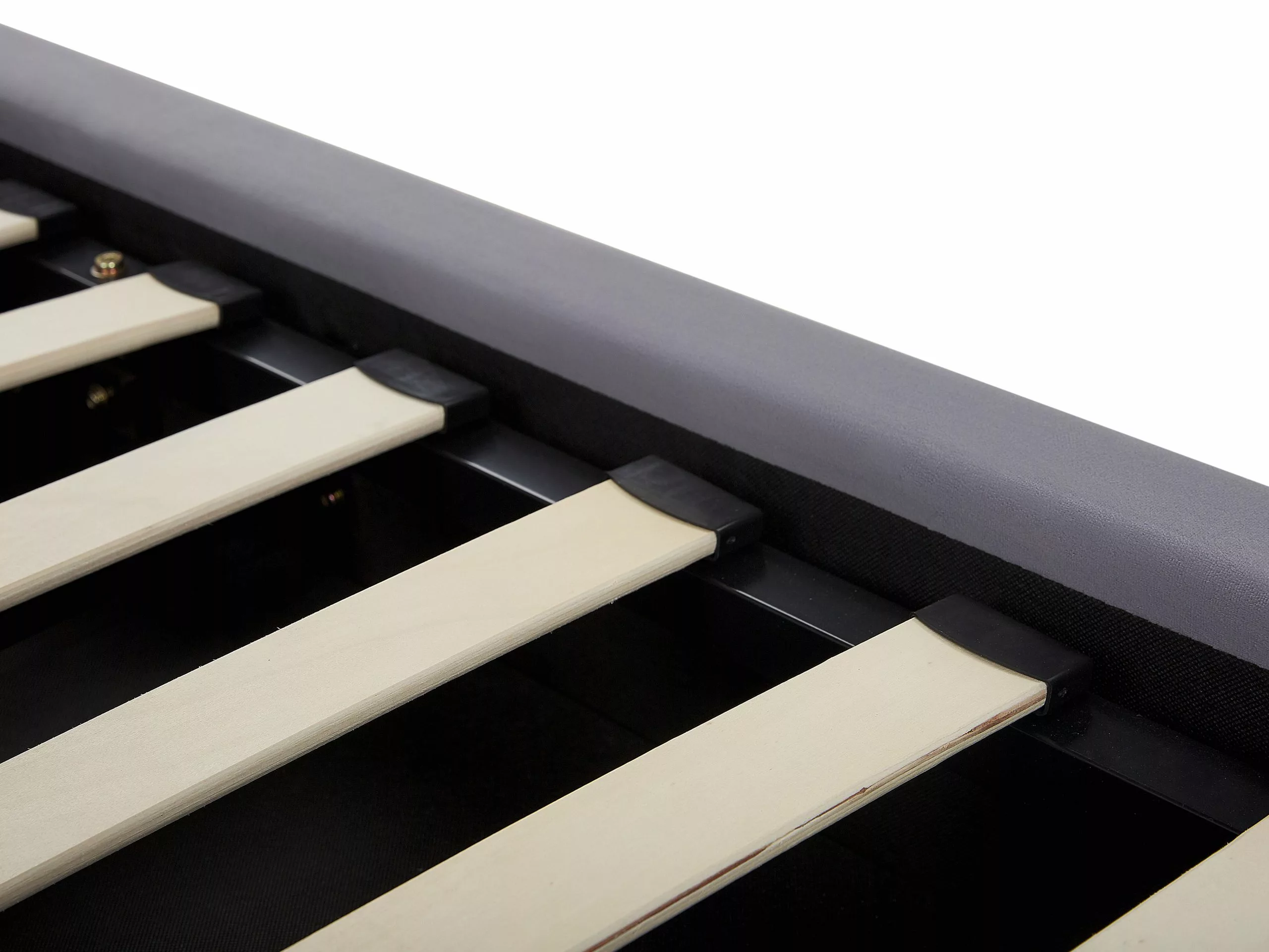 Beliani Sänky Sametti Säilytystila Harmaa BATILLY Useita Kokoja - Image 9