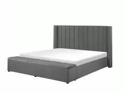 Beliani Sänky Sametti Säilytystila Harmaa NOYERS Useita Kokoja -Käsinojalliset tuolit Winkel undef src sa picid 764902 type whitesh image