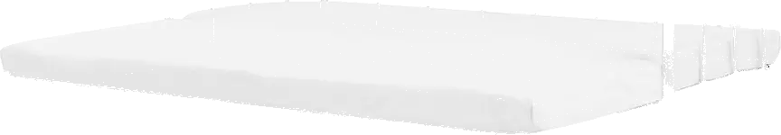 Beliani Sänky Metalli Levitettävä Valkoinen 80/160 X 200 Cm TULLE - Image 6