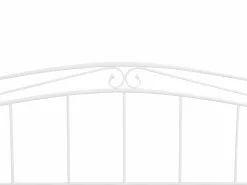 Beliani Sänky Metalli Levitettävä Valkoinen 80/160 X 200 Cm TULLE -Käsinojalliset tuolit Winkel undef src sa picid 765265 type whitesh image