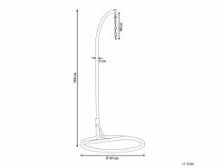 Beliani Riipputuolin Teline Musta STAN 13 Beliani Riipputuolin Teline Musta STAN -Käsinojalliset tuolit Winkel undef src sa picid 765424 type whitesh image