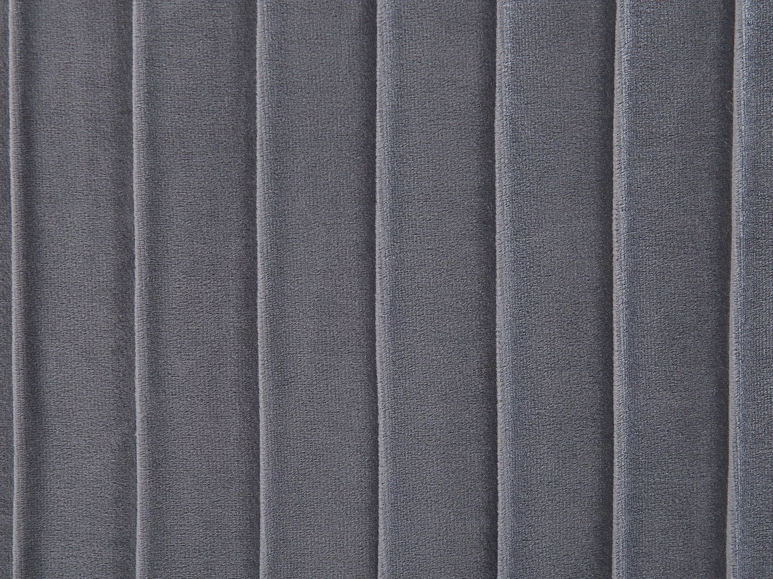 Beliani Nojatuoli Harmaa Sametti TROMSO 9 Beliani Nojatuoli Harmaa Sametti TROMSO - Image 9