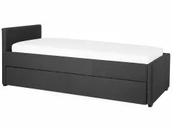 Beliani Sänky Kangas Lisävuode Tummanharmaa 80 X 200 Cm MARMANDE 14 Beliani Sänky Kangas Lisävuode Tummanharmaa 80 X 200 Cm MARMANDE -Käsinojalliset tuolit Winkel undef src sa picid 770400 type whitesh image