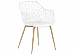 Beliani Tuoli Muovi Valkoinen 2 Kpl NASHUA 14 Beliani Tuoli Muovi Valkoinen 2 Kpl NASHUA -Käsinojalliset tuolit Winkel undef src sa picid 775298 type whitesh image