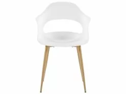 Beliani Tuoli Muovi Valkoinen 2 Kpl UTICA -Käsinojalliset tuolit Winkel undef src sa picid 775311 type whitesh image