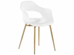 Beliani Tuoli Muovi Valkoinen 2 Kpl UTICA -Käsinojalliset tuolit Winkel undef src sa picid 775312 type whitesh image