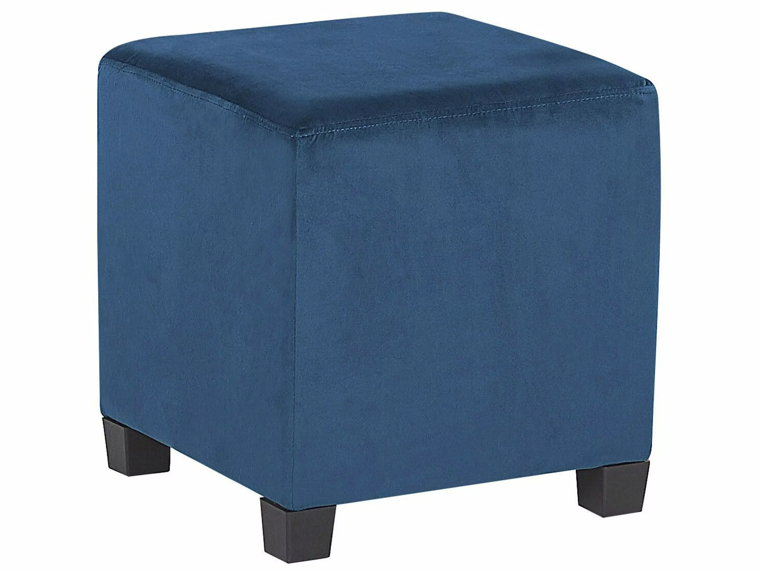 Beliani Nojatuoli Rahilla Samettinen Sininen SANDSET - Image 7