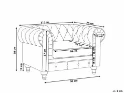 Beliani Sinapinkeltainen Samettiverhoiltu Nojatuoli CHESTERFIELD 17 Beliani Sinapinkeltainen Samettiverhoiltu Nojatuoli CHESTERFIELD -Käsinojalliset tuolit Winkel undef src sa picid 778729 type whitesh image