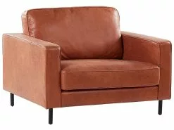 Beliani Nojatuoli Ruskea SAVALEN