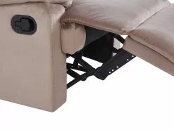 Beliani Nojatuoli Beige Sametti ESLOV -Käsinojalliset tuolit Winkel undef src sa picid 779806 type whitesh image