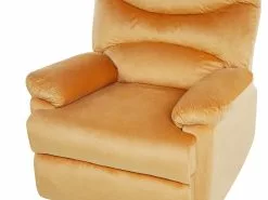 Beliani Nojatuoli Keltainen Sametti ESLOV -Käsinojalliset tuolit Winkel undef src sa picid 779825 type whitesh image