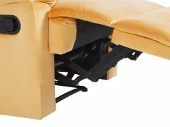 Beliani Nojatuoli Keltainen Sametti ESLOV -Käsinojalliset tuolit Winkel undef src sa picid 779826 type whitesh image