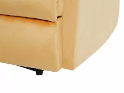 Beliani Nojatuoli Keltainen Sametti ESLOV -Käsinojalliset tuolit Winkel undef src sa picid 779827 type whitesh image