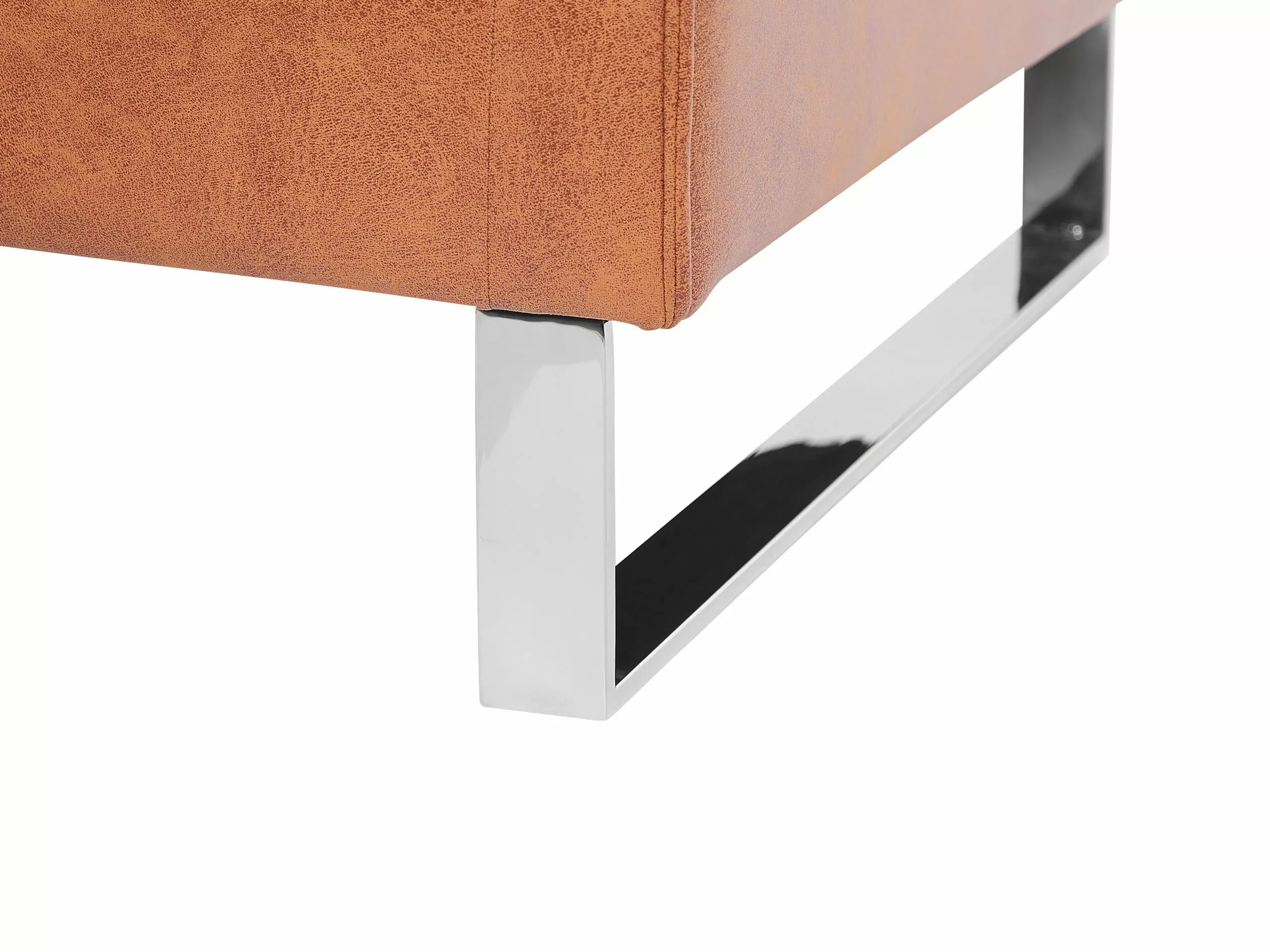 Beliani Nojatuoli Keinonahkainen Ruskea VIND 6 Beliani Nojatuoli Keinonahkainen Ruskea VIND - Image 6