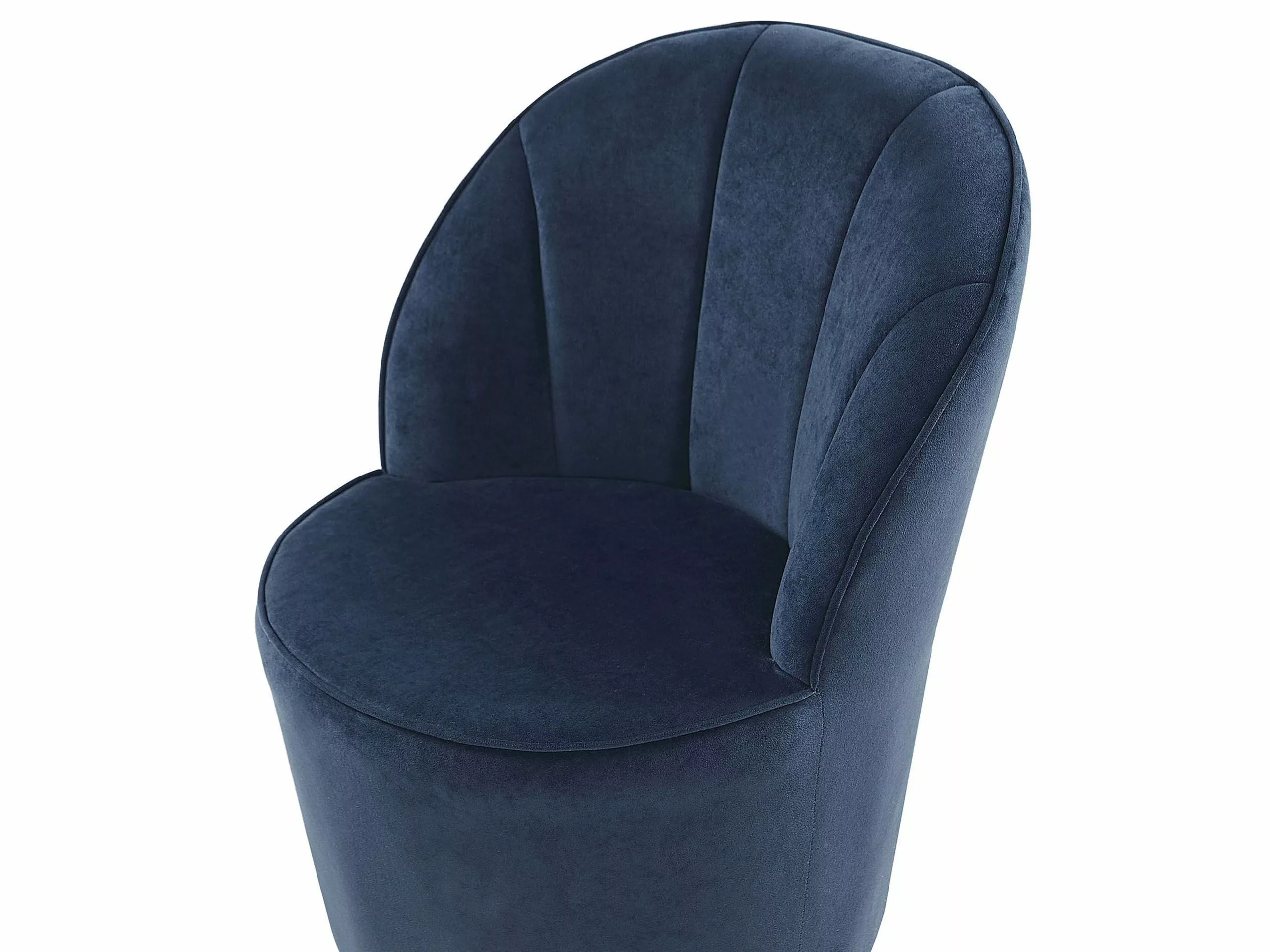 Beliani Nojatuoli Sininen Sametti ALBY - Image 5