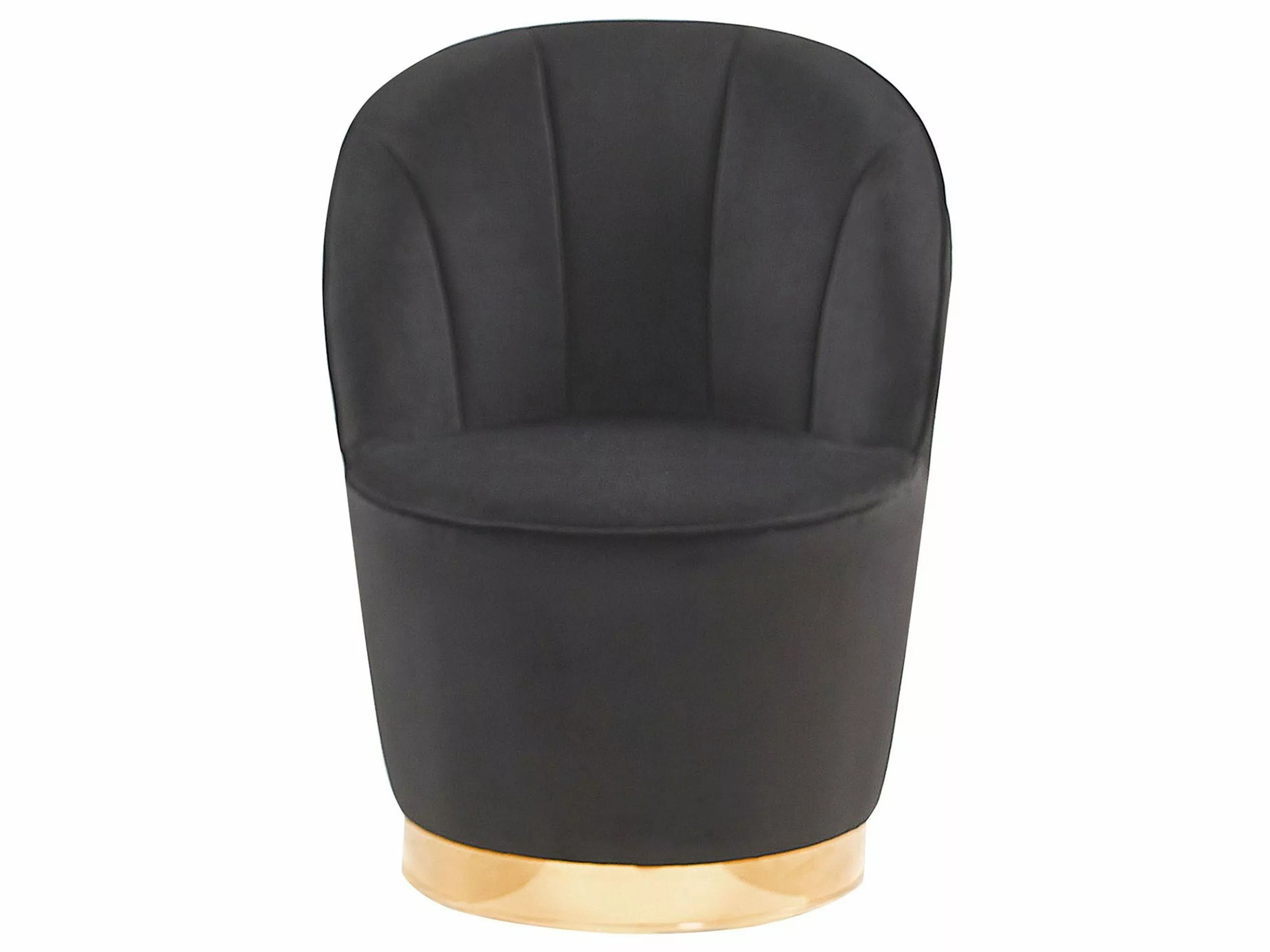 Beliani Nojatuoli Musta Sametti ALBY - Image 3