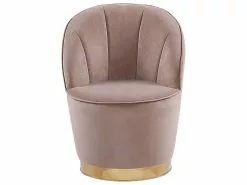 Beliani Nojatuoli Beige Sametti ALBY 14 Beliani Nojatuoli Beige Sametti ALBY -Käsinojalliset tuolit Winkel undef src sa picid 780886 type whitesh image