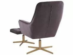 Beliani Nojatuoli Ja Rahi Samettinen Harmaa MOLLE -Käsinojalliset tuolit Winkel undef src sa picid 780896 type whitesh image