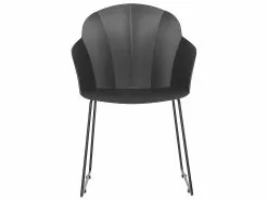 Beliani Tuoli Muovi Musta 2 Kpl SYLVA -Käsinojalliset tuolit Winkel undef src sa picid 783902 type whitesh image