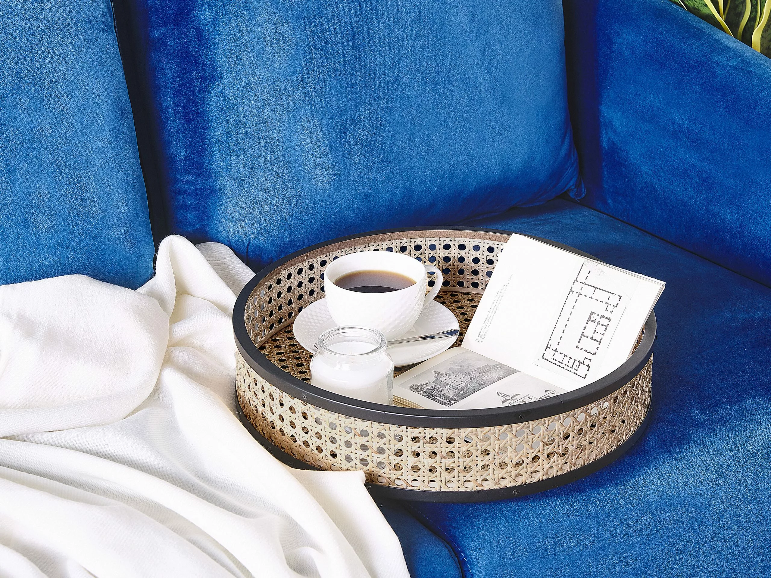 Beliani Sivupöytä Metalli Musta/luonnonväri VIENNA - Image 10