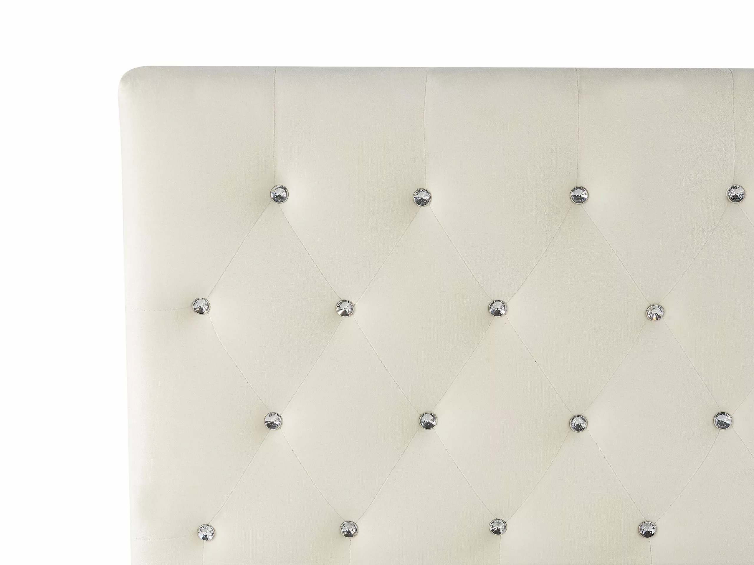 Beliani Sänky Sametti Säilytystila Vaalea Beige AMIENS Useita Kokoja 7 Beliani Sänky Sametti Säilytystila Vaalea Beige AMIENS Useita Kokoja - Image 7