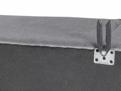 Beliani Keskiosa Vakosametti Harmaa LEMVIG -Käsinojalliset tuolit Winkel undef src sa picid 794831 type whitesh image