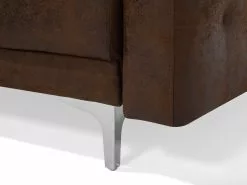 Beliani Ruskea Keinonahkaverhoiltu Nojatuoli ABERDEEN -Käsinojalliset tuolit Winkel undef src sa picid 796298 type whitesh image