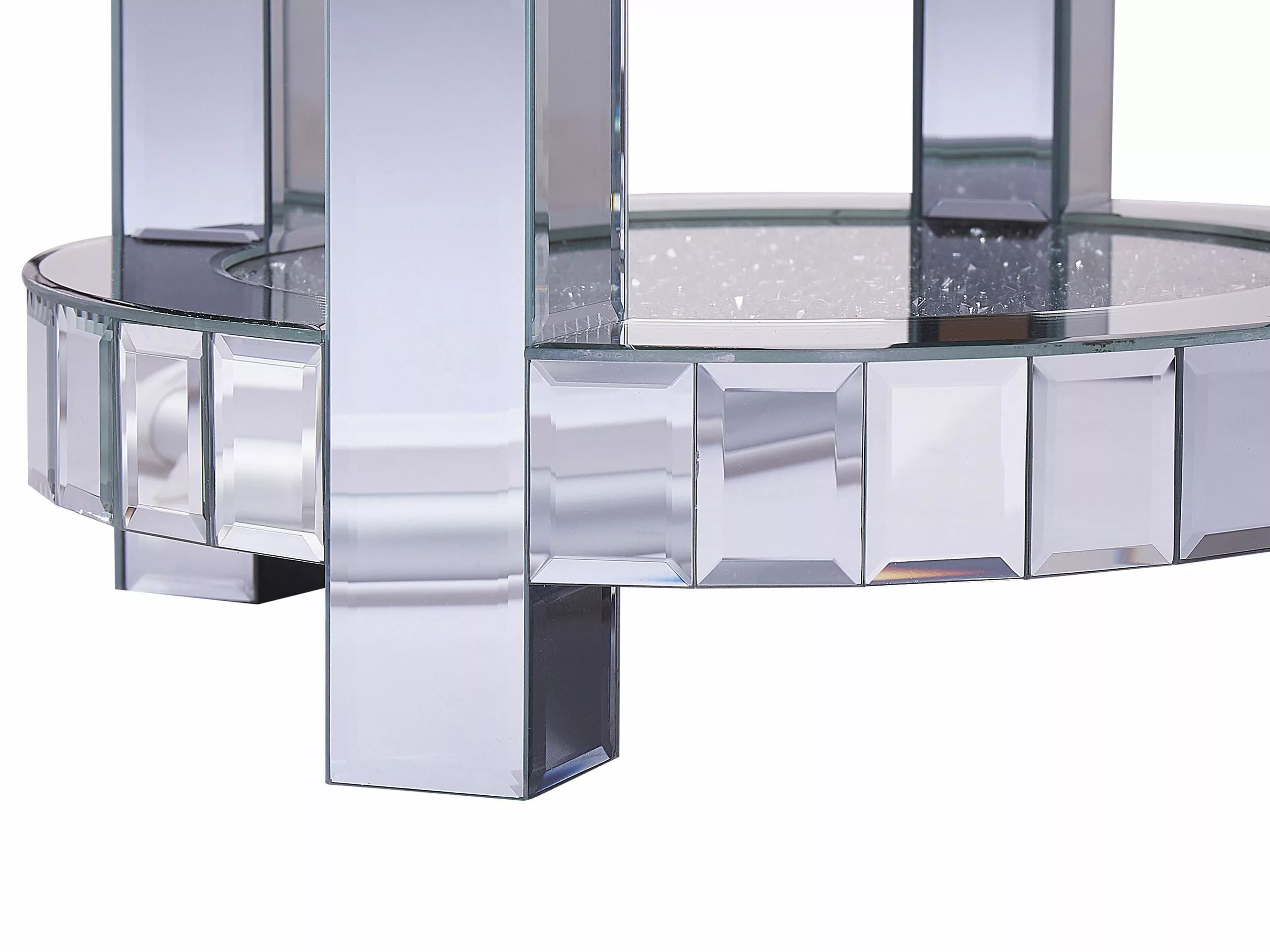 Beliani Sivupöytä Peililasi Hopea APREY 4 Beliani Sivupöytä Peililasi Hopea APREY - Image 4