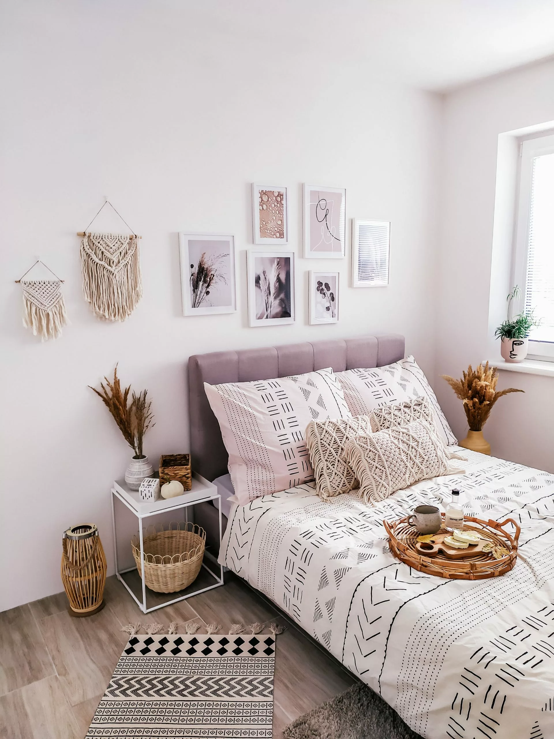 Beliani Sivupöytä Metalli Valkoinen SAXON - Image 4