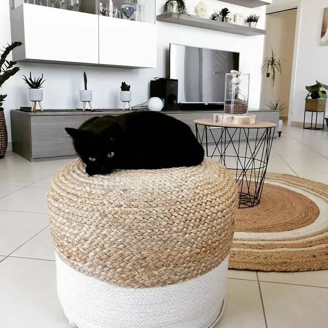 Beliani Sivupöytä Metalli Säilytystila Musta LANARK - Image 3