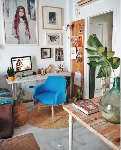 Beliani Nojatuoli Kankainen Sininen YSTAD - Image 3