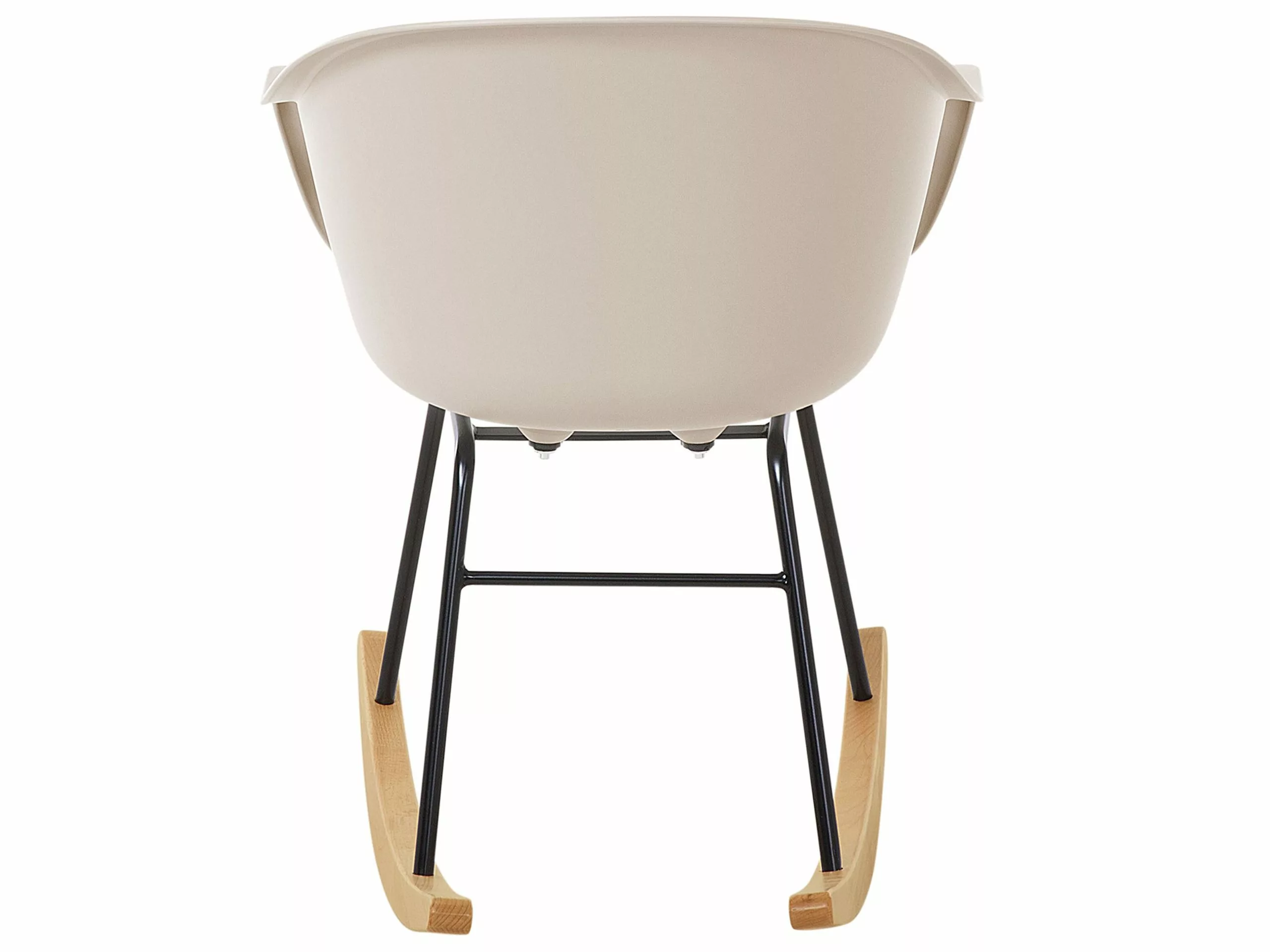 Beliani Keinutuoli Muovi Beige HARMONY 8 Beliani Keinutuoli Muovi Beige HARMONY - Image 8