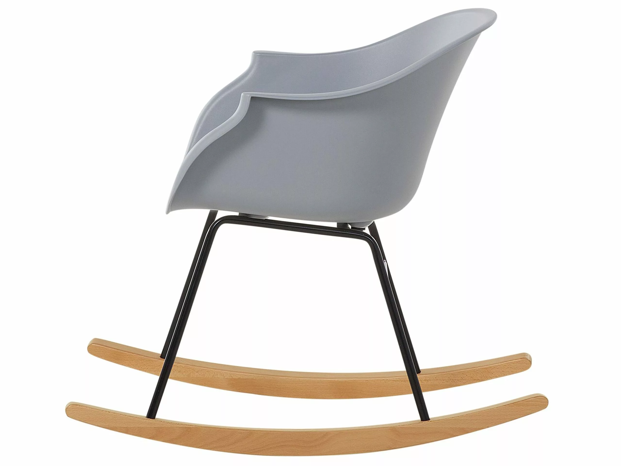 Beliani Keinutuoli Muovi Harmaa HARMONY - Image 5