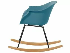 Beliani Keinutuoli Muovi Sinivihreä HARMONY -Käsinojalliset tuolit Winkel undef src sa picid 801939 type whitesh image