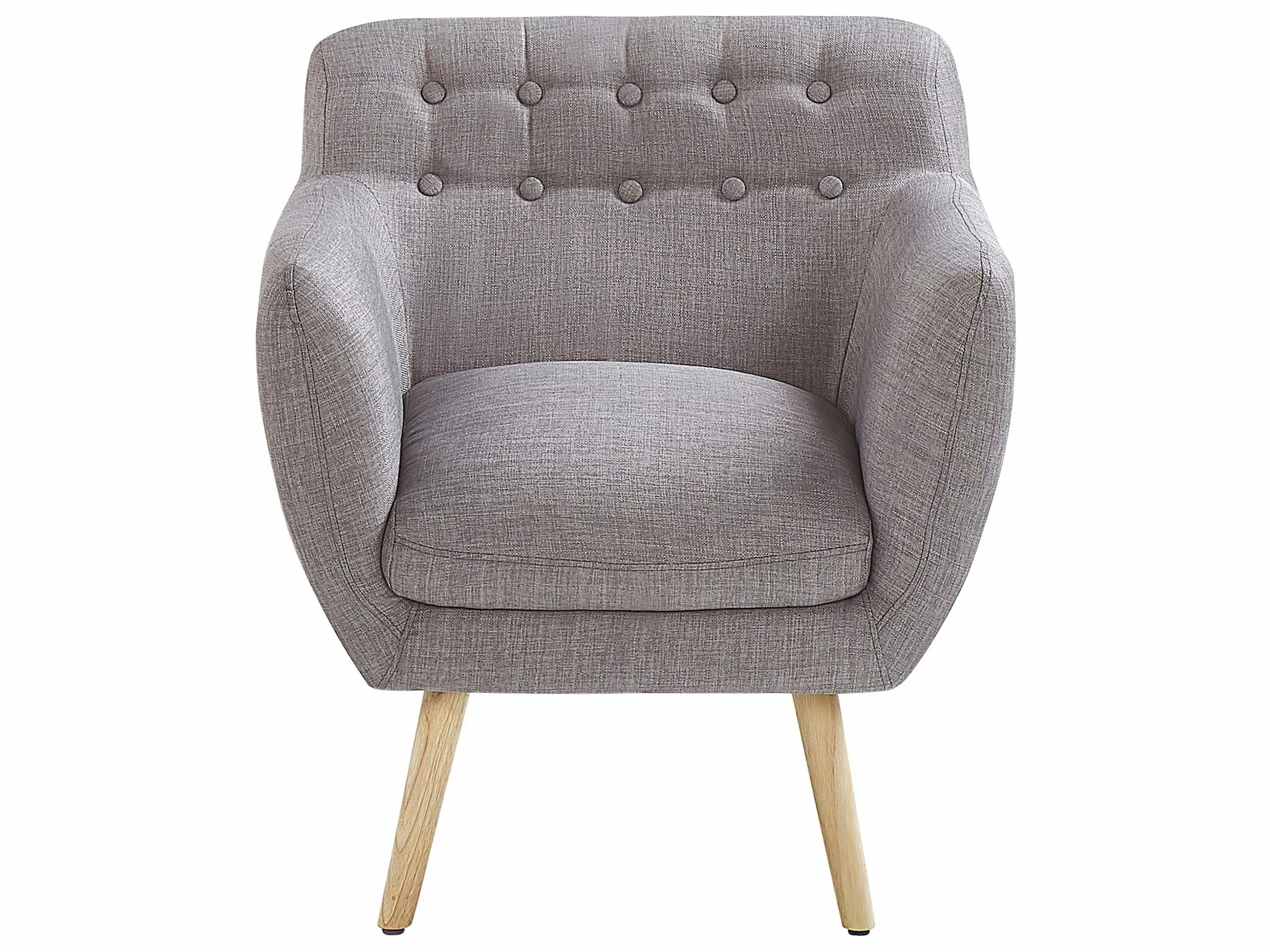 Beliani Nojatuoli Kankainen Harmaa MELBY - Image 7