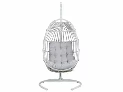 Beliani Riipputuoli Rottinkinen Jalustalla Vaaleanharmaa SESIA 15 Beliani Riipputuoli Rottinkinen Jalustalla Vaaleanharmaa SESIA -Käsinojalliset tuolit Winkel undef src sa picid 806059 type whitesh image