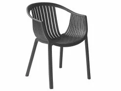 Beliani Puutarhatuoli Muovi Musta 4 Kpl NAPOLI 13 Beliani Puutarhatuoli Muovi Musta 4 Kpl NAPOLI -Käsinojalliset tuolit Winkel undef src sa picid 808374 type whitesh image