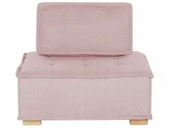 Beliani Sohvan Osa 1-istuttava Vaaleanpunainen TIBRO -Käsinojalliset tuolit Winkel undef src sa picid 810917 type whitesh image