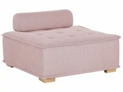 Beliani Sohvan Osa 1-istuttava Vaaleanpunainen TIBRO -Käsinojalliset tuolit Winkel undef src sa picid 810918 type whitesh image