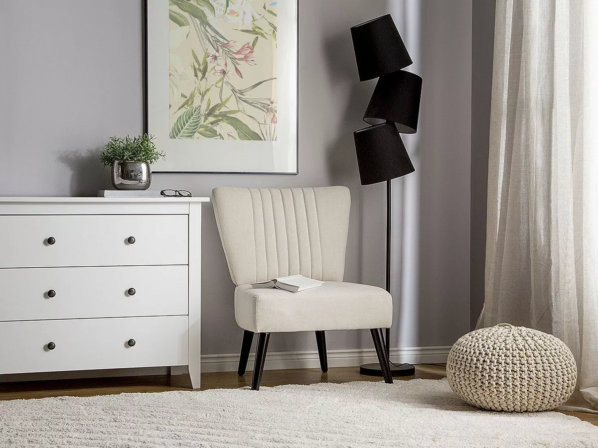 Beliani Nojatuoli Beige VAASA - Image 2