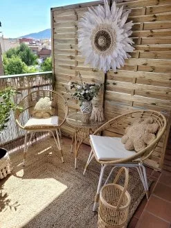 Beliani Riipputuoli Puunvärinen ALLERA -Käsinojalliset tuolit Winkel undef src sa picid 824397 type whitesh image