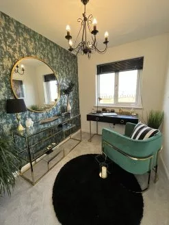 Beliani Konsolipöytä 2 Laatikkoa Musta/kulta WESTPORT -Käsinojalliset tuolit Winkel undef src sa picid 824464 type whitesh image